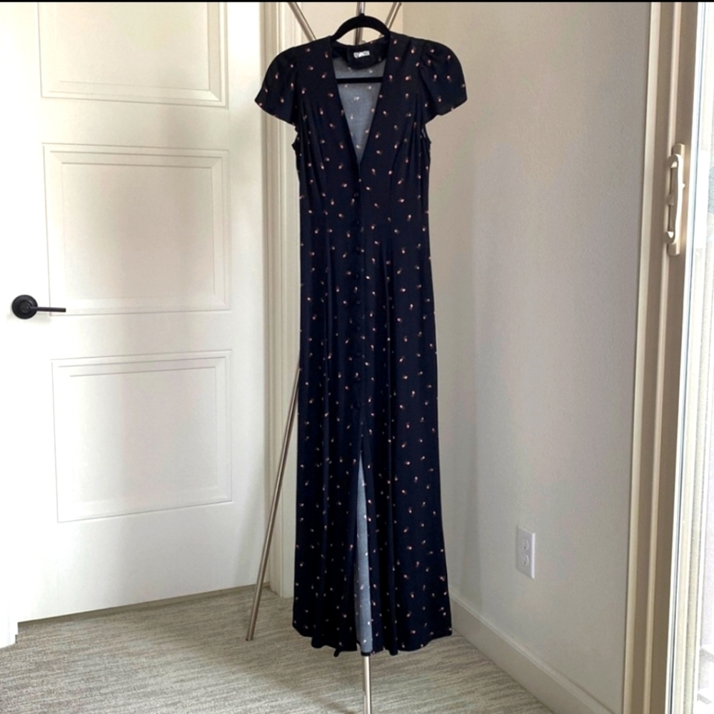 Reformation Rosehip A-Line Maxi Dress